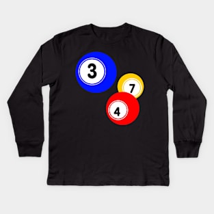 8 ball pol Kids Long Sleeve T-Shirt